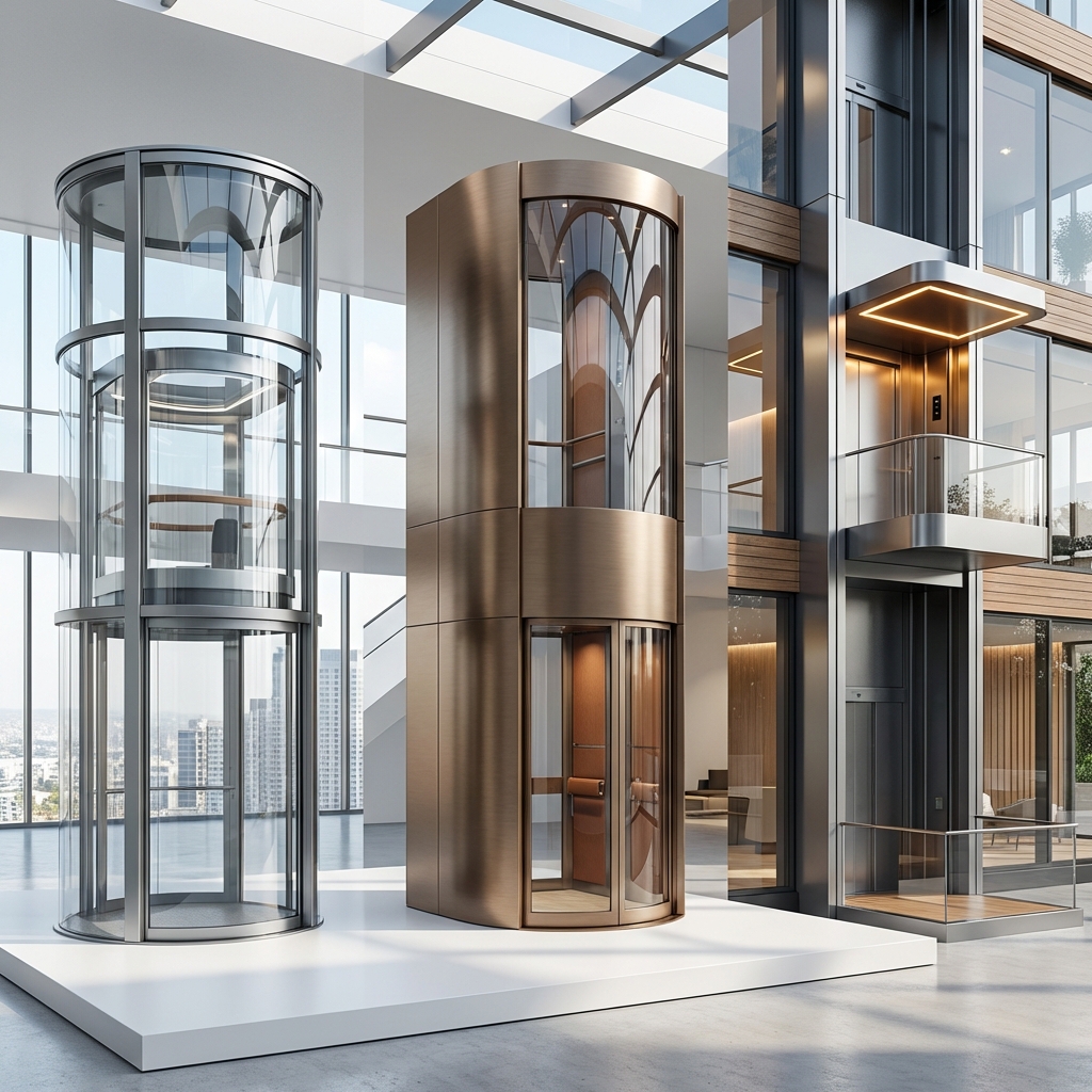 أنواع مصاعد بانوراما المختلفة